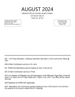 August 2024 Newsletter