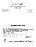 May 2023 Newsletter