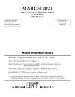 March 2021 Newsletter