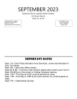 September 2023 Newsletter
