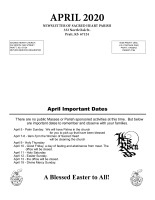 April 2020 Newsletter
