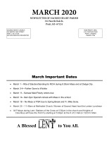 March 2020 Newsletter