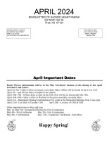 April 2024 Newsletter