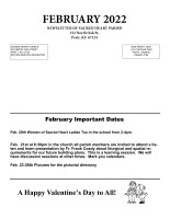 February 2022 Newsletter