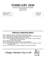 February 2020 Newsletter