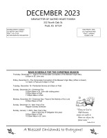 December 2023 Newsletter