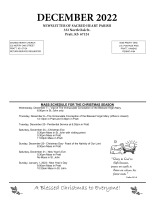 December 2022 Newsletter
