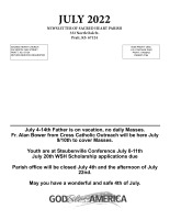 July 2022 Newsletter