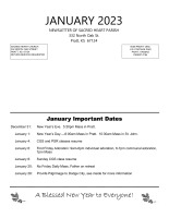 January 2023 Newsletter
