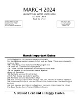 March 2024 Newsletter